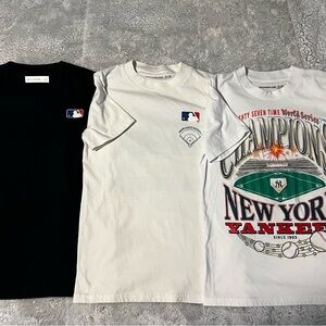 Boys Abercrombie Kids MLB Set Of Three Graphic T-Shirts - Size 11/12